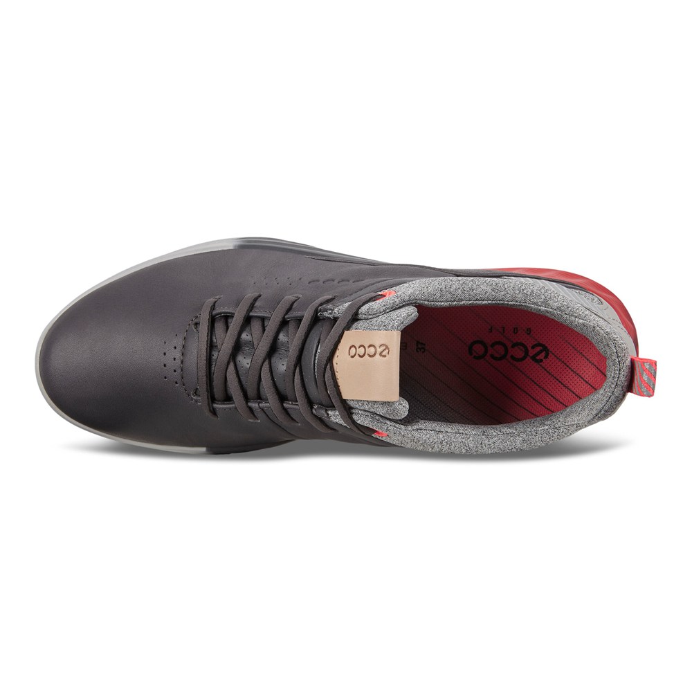 Womens Golf Shoes - ECCO S-Three Spikelesss - Dark Grey - 1253IMRVB